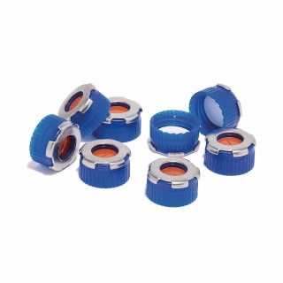 5191-8161- Крышка Agilent, винтовая, приклеенная, магнитная, с предварительной прорезью, ПТФЭ/силикон, 100 шт./уп. Уникальная винтовая крышка Agilent диаметром 9 мм с удобной магнитной коронкой и двухслойной мембраной из ПТФЭ/силикона с предварительной прорезью* предназначена для работы с автосамплерами с магнитными функциями, такими как CTC-PAL. Совместим со всеми широко открывающимися флаконами автосамплеров емкостью 2 мл. *Отличная возможность повторного закрытия по сравнению с другими магнитными крышками диаметром 9 мм с предварительно прорезанной мембраной.