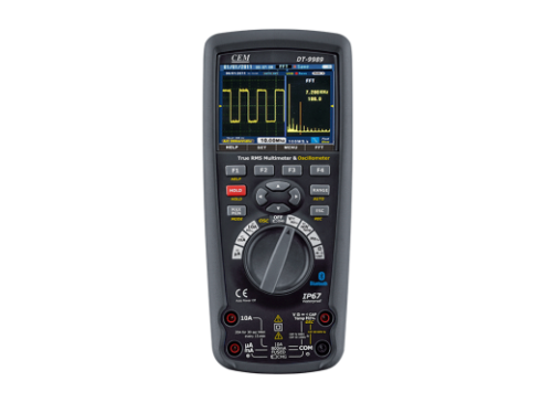 Ручной мультиметр/осциллограф CEM DT-9989