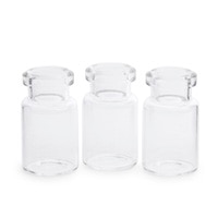 9301-1419- Флакон с обжимной крышкой, прозрачный, с плоским дном, 6 мл, для ВЭЖХ, 100 шт./уп. Размер флакона: 22 х 37 мм (крышка 20 мм).