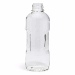 9301-6524- InfinityLab solvent bottle, clear, 1000 mL