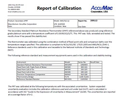 Калибровка AccuMac 5007