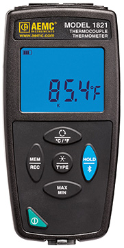 Регистратор данных термометра AEMC 1821