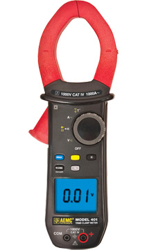 Измеритель с клещами TRMS модели AEMC 401