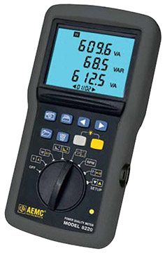 AEMC 8220 Power Quality Analyzer & Meter