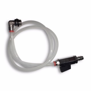 9499375M001- Удлинитель для слива масла, 1 метр, угловой соединитель 3/8 дюйма, для пластинчато-роторных насосов DS.