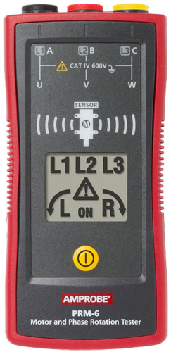 Amprobe PRM-6 Тестер последовательности фаз и вращения двигателя