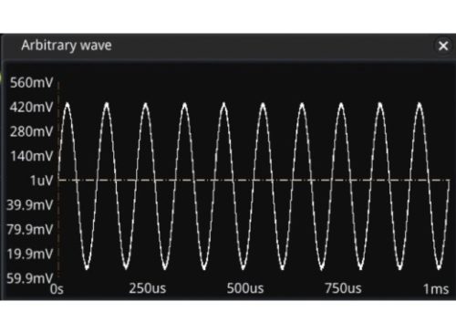 Rigol MSO5000-E Генератор сигналов нестабильной формы (AWG)