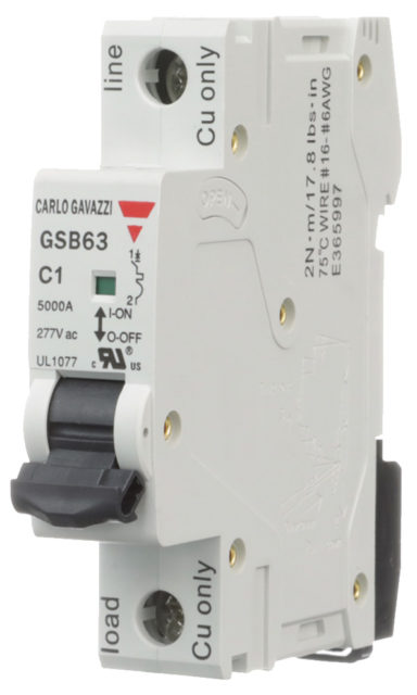 Автоматические выключатели Carlo Gavazzi GSB63