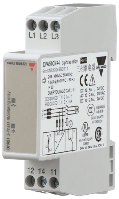 Реле контроля серии Carlo Gavazzi DPA51