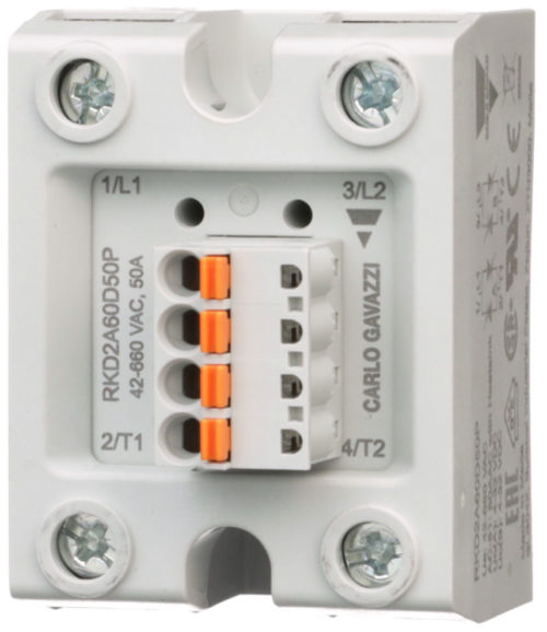 Carlo Gavazzi RKD2A23D50P 2-полюсное твердотельное реле