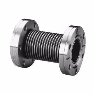 FL00753600 — Гибкая муфта, без оплетки, внешний диаметр 0,75 дюйма, фланец ConFlat 1,33 дюйма, длина 36 дюймов.