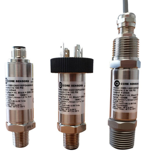 Core Sensors CS81 Искробезопасный преобразователь низкого давления