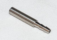 DY50035100- Swagelok hose adapter, 1/8 in, stainless steel, used with Archon purge and trap systems