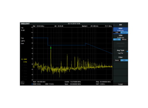 Опция Siglent SSA3000XR-EMI