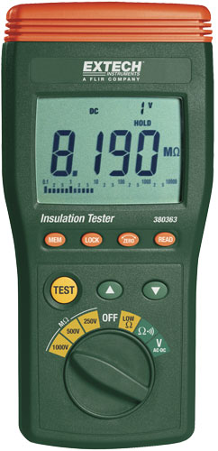 Цифровой тестер изоляции Extech 380363