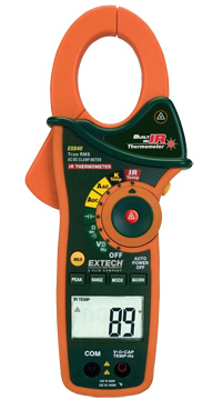 Токоизмерительные клещи Extech EX840 и ИК-термометр
