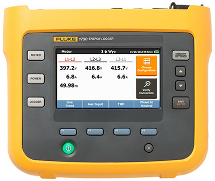 Регистратор трехфазной электрической энергии Fluke 1730