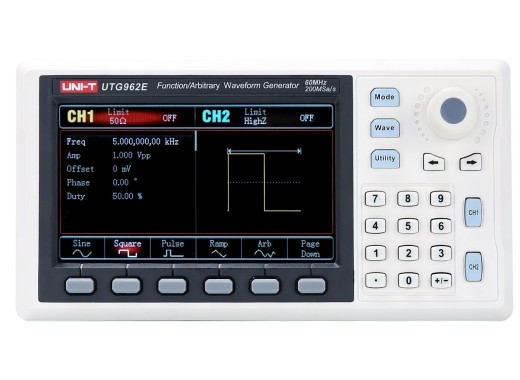 Функции генератора UNI-T UTG962E