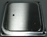 G1099-20552- Передняя крышка коллектора, торцевая крышка из алюминия, передняя часть, для коллекторов газовой хроматографии/масс-спектрометрии, используется с серией 5973, системами 5973A, 5973N и 5973inert.