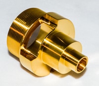 G1531-20740- Нижняя часть узла коллектора ПИД, используется с системами газовой хроматографии серии 6890.