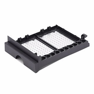G2258-60111- Well plate tray. two positioning slots for well and/or vial plates plus 10x 2mL vial positions