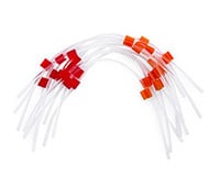 G3280-67008- Трубка перистальтического насоса, для приема внутреннего стандарта (ISTD), ПВХ Tygon® с расширяющимся концом, 2 стопора, оранжевые/красные язычки, внутренний диаметр 0,19 мм, 1 упаковка из 12 шт. Стандарт онлайн-введения в соответствие со стандартами внутреннего стандарта на ИСП-МС Agilent 7500