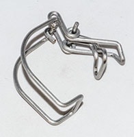 G3504-60623- Transfer line support tie-down latch/clamp, used with series 7697 headspace samplers