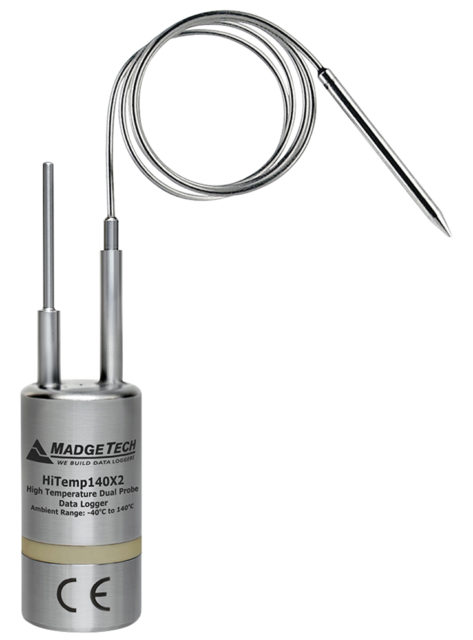 Регистратор данных с двумя датчиками MadgeTech HiTemp140X2