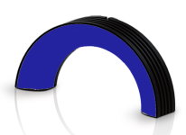 LTLC6060-DB - Leimac IMAR-CT55DB - полукольцевой фонарь, 55 мм, синий