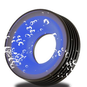 LTLC6071-DB - Leimac IMAR-90DB-WP - Ring Light, IP67, 90 mm, Blue