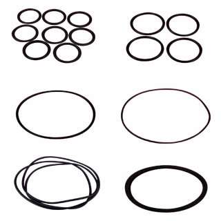 K0377169- Комплект уплотнительных колец для диффузионного насоса NHS-35. В комплект входят: 1 бутиловое уплотнительное кольцо для впускного фланца ASA 1 бутиловое уплотнительное кольцо для форвакуумного фланца ASA 8 уплотнительные кольца из витона для заполнения и слива 1 уплотнительное кольцо смотрового стекла 1 графитовая прокладка смотрового стекла 4 уплотнительное кольцо из витона