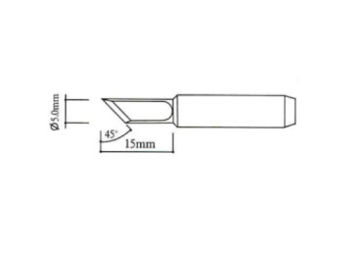 Паяльная точка Aoyue 5,0 мм мес.