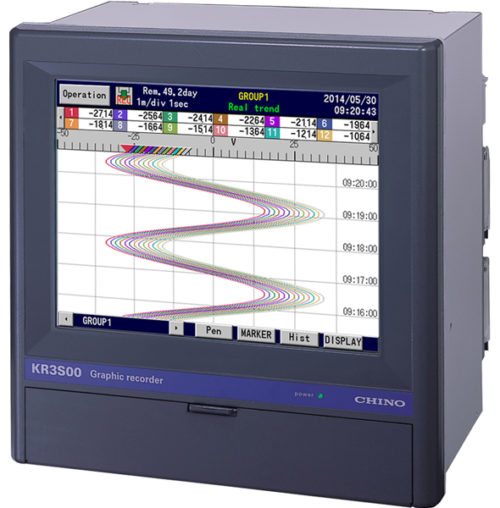 Графический рекордер серии CHINO KR3S