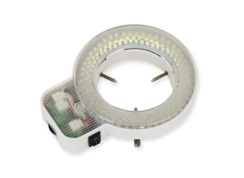 Светодиодное кольцо с регулируемой яркостью для микроскопов, 144 светодиода.