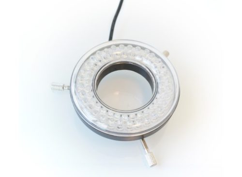 Светодиодное кольцо с регулируемой яркостью для микроскопов, 60 светодиодов.