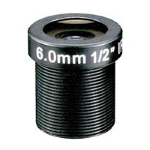 LSER202 - Evetar - 1/2 6 mm F1.6 S-Mount Lens