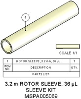 MSPA005069 — Втулка ротора, 3,2 мм, 36 мкл, большая емкость