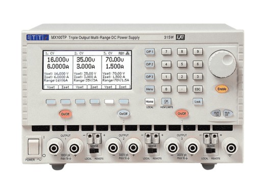 Блок питания Aim-TTi MX100TP мощностью 315 Вт с высокой мощностью