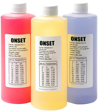 HOBO MX2500 Решения для калибровки pH