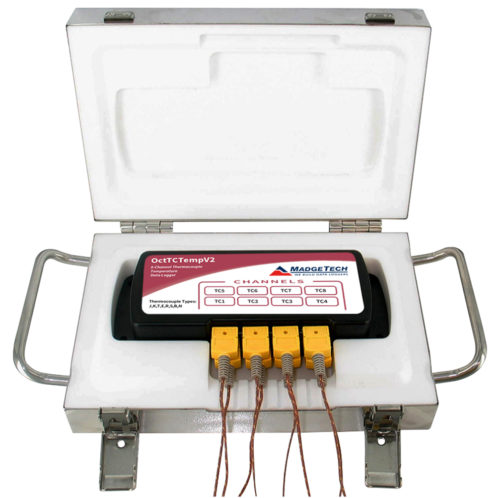 Регистратор данных температуры MadgeTech OctThermoVault