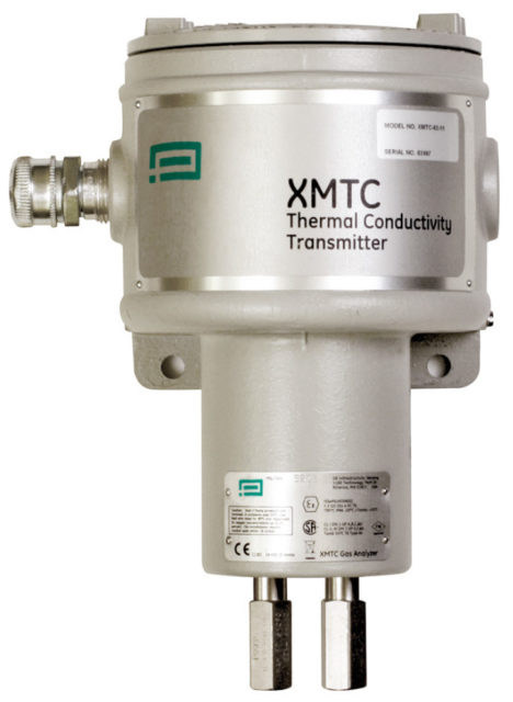 Panametrics XMTC Thermal Conductivity Binary Gas Transmitter