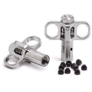 8003-0010- Самозатягивающиеся гайки колонок Agilent для систем ГХ PerkinElmer. Включает гайку для входа SPL и гайку для стандартного подключения детектора, с 10 шт./уп графитовых/полиимидных наконечников с внутренним диаметром 0,4 мм, для колонок 250 мкм