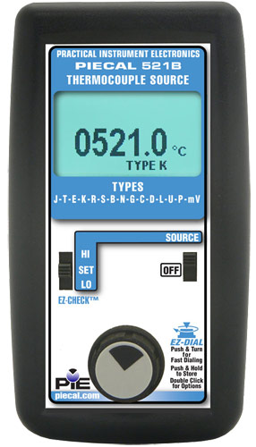 Симуляторы термопар PIE 520B и 521B