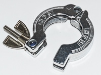 0100-1398- Шарнирный зажим с барашковой гайкой, NW20/25, используется с системами газовой хроматографии/масс-спектрометрии серии 7000.