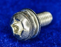 0515-0383- Machine screw assembly, M4 x 0.7 x 16 mm long, for heater sleeve, used with series 5973, 5975, and 5977 GC/MS systems, models 5973-inert, 5973A, 5973N, 5975A, 5975B-MSD, and 5975C