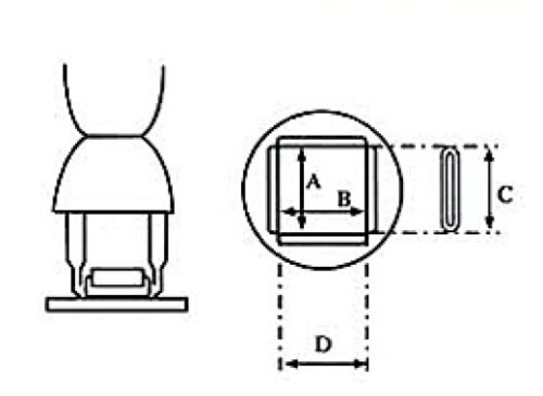 Насадка QFP 42,5х42,5мм