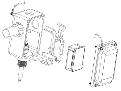 Датчик приближения Bally Nevada PROXPAC XL в сборе