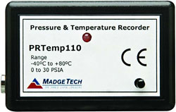MadgeTech PRTemp110 Регистратор данных давления и температуры