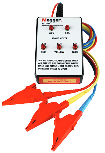 Индикатор последовательности фаз Megger PSI700A
