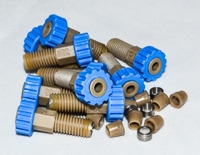 RE6000274BL — Устарело. Никаких рекомендаций по замене. Комплект фитингов RheFlex TF, 1/4–28, 1/8 дюйма, используется с системами жидкостной хроматографии